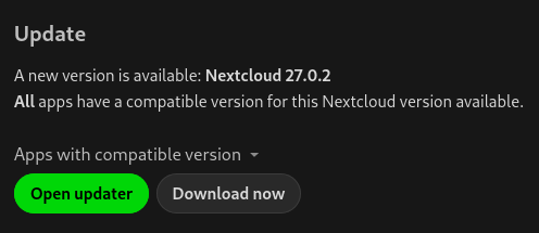 File:2023-08-19 at 20-59-57.screen.Nextcloud start update button.png